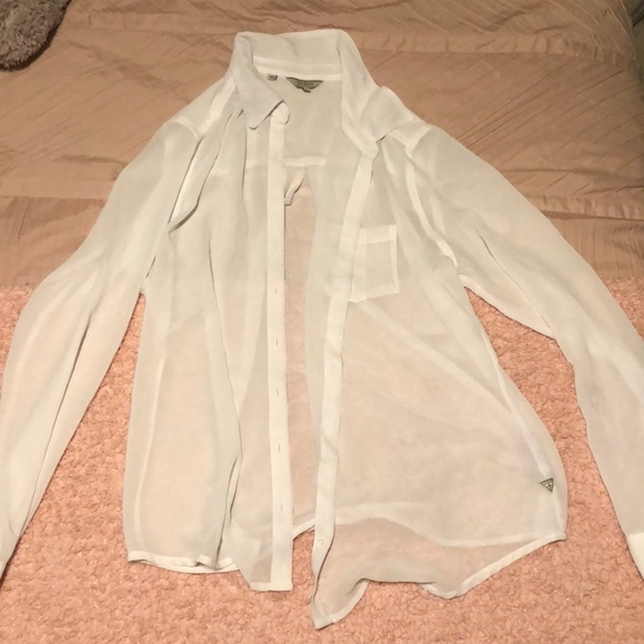 Guess button down blouse - Picture 1 of 1